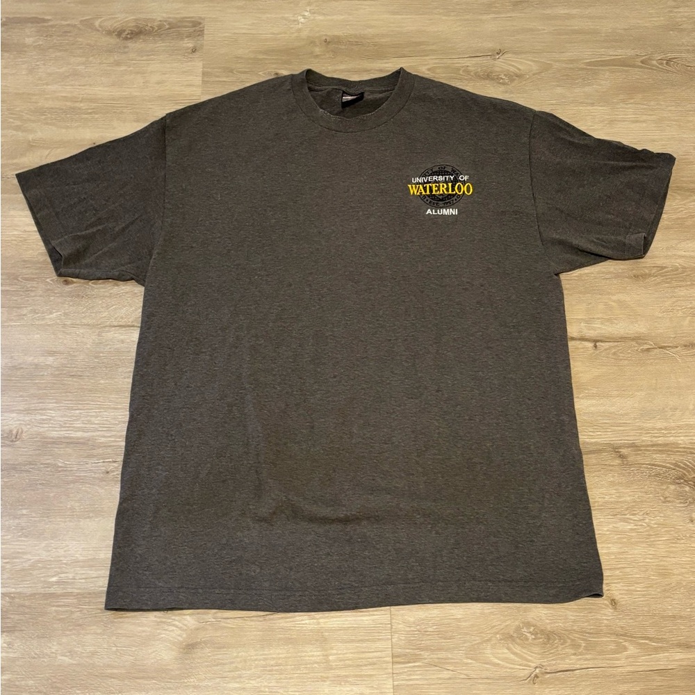 University of Waterloo Vintage Alumni Gray T-Shirt